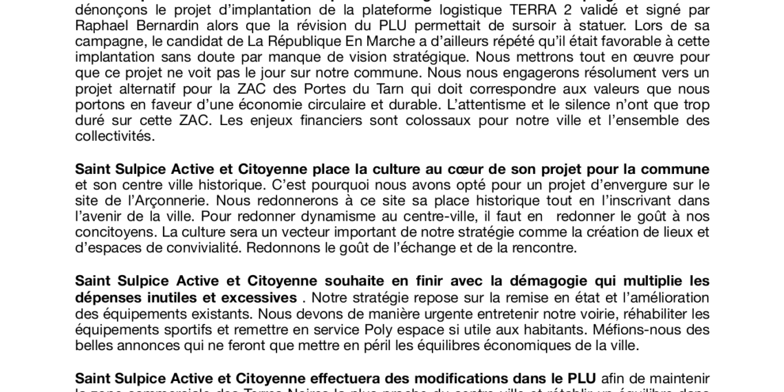 Communiqué de presse du 09/03/2020