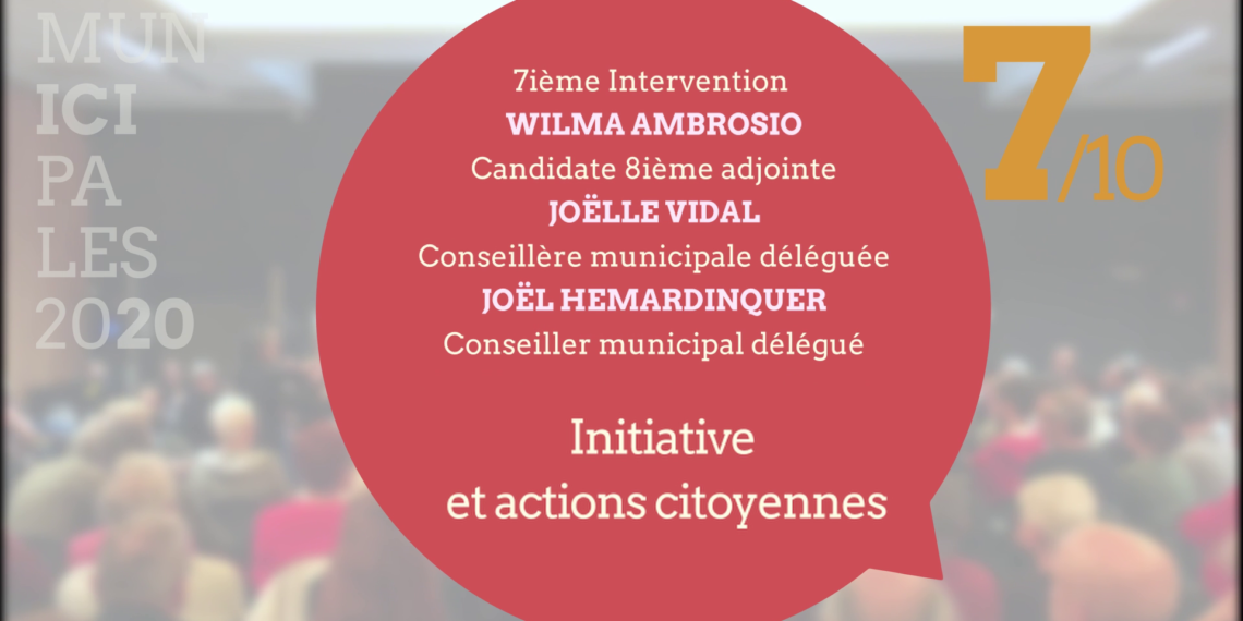 1ère réunion publique — 7/10