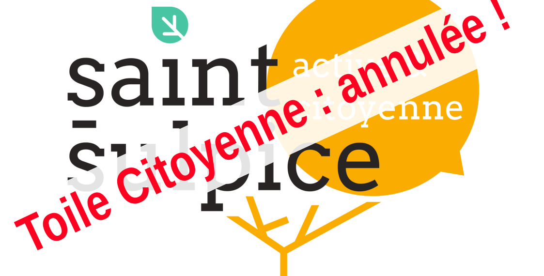 Toile Citoyenne : Annulation de la séance du 8 Octobre 2021.