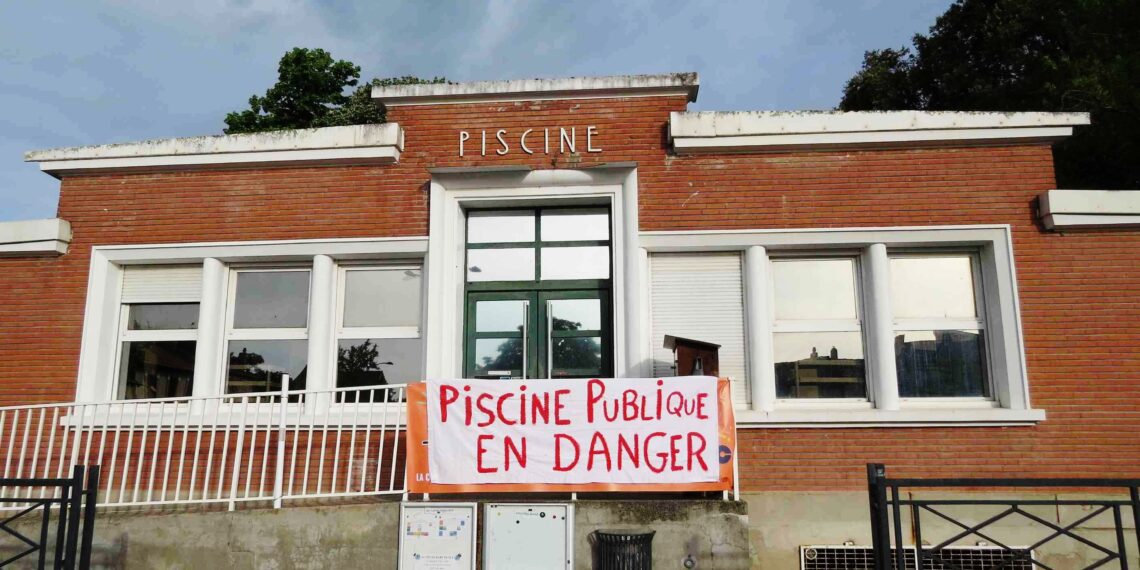 ACTIONS CE MATIN CONTRE LA FERMETURE DE LA PISCINE DE SAINT-SULPICE !